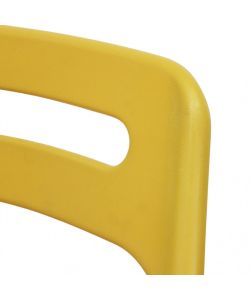 Cosma Sedia impilabile Giallo 40x43x78 cm in polipropilene senza braccioli