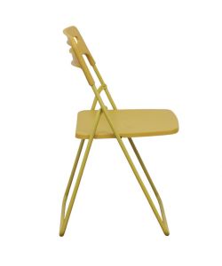 Cosma Sedia impilabile Giallo 40x43x78 cm in polipropilene senza braccioli
