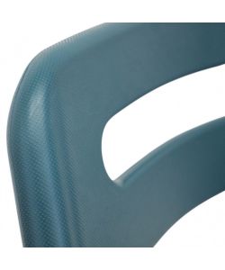 Cosma Sedia impilabile Verde Petrolio 40x43x78 cm senza braccioli