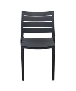 Cosma Sedia Hallie Impilabile Grigia 42.5x49x78cm in Polipropilene