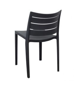 Cosma Sedia Hallie Impilabile Grigia 42.5x49x78cm in Polipropilene