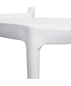 Cosma Sedia impilabile bianca in polipropilene 43x51x80,5 cm