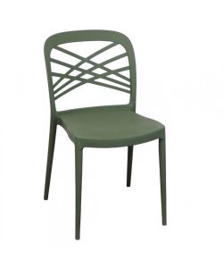 Cosma Sedia impilabile Verde 43,5x51x80,5 cm in polipropilene
