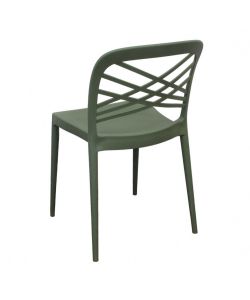 Cosma Sedia impilabile Verde 43,5x51x80,5 cm in polipropilene