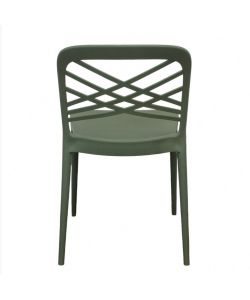 Cosma Sedia impilabile Verde 43,5x51x80,5 cm in polipropilene