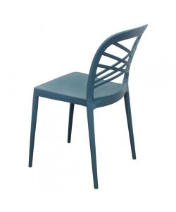 Cosma Sedia impilabile verde petrolio 43,5x51x80,5 cm senza braccioli