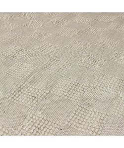 Cosma Tappeto Ambroise in Lana Bianco 120x180 cm Rettangolare Moderno