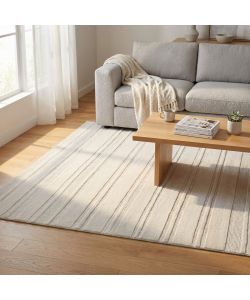 Cosma Tappeto Antoine in Lana Avorio Rettangolare 160x230 Moderno Bianco