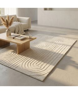 Cosma Tappeto Aurelien in Lana 120x180 cm Bianco Moderno Rettangolare