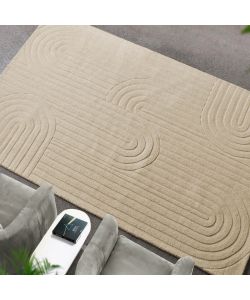 Cosma Tappeto Aurelien rettangolare in lana avorio 160x230 cm moderno