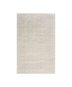Cosma Tappeto Aymeric in Lana Bianco 120x180 cm Rettangolare Moderno