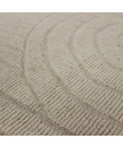 Cosma Tappeto Aymeric in Lana Bianco 120x180 cm Rettangolare Moderno