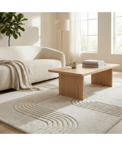 Cosma Tappeto Christophe Moderno 120x180 Avorio Rettangolare in Lana