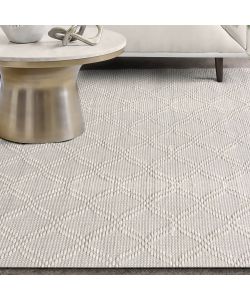 Cosma Tappeto Emmanuel in Lana Bianco 160x230 cm Rettangolare Moderno
