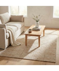 Cosma Tappeto Eugene Beige 120x180 in Lana Rettangolare Stile Moderno