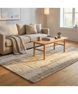 Cosma Tappeto Fabien Rettangolare in Lana Beige 120x180 cm Stile Moderno
