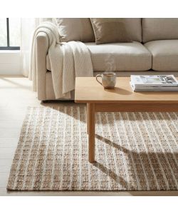 Cosma Tappeto Gerard Moderno Avorio 120x180 cm Rettangolare Juta Marrone Chiaro