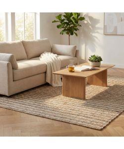 Cosma Tappeto Gerard in Lana Avorio 160x230 cm Rettangolare Moderno