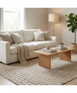 Cosma Tappeto Gerard in Lana Avorio 160x230 cm Rettangolare Moderno