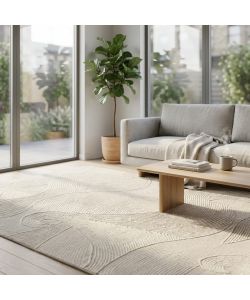 Cosma Tappeto Gregoire Rettangolare 120x180 Avorio in Lana Stile Moderno