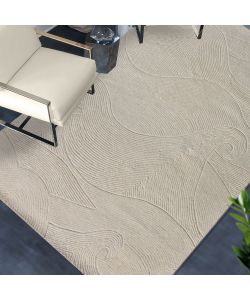 Cosma Tappeto Gregoire 160x230 Avorio Rettangolare in Lana Moderno Bianco