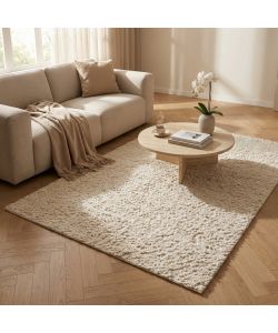 Cosma Tappeto Hubert 120x180 in Lana Avorio Rettangolare Moderno Fisso