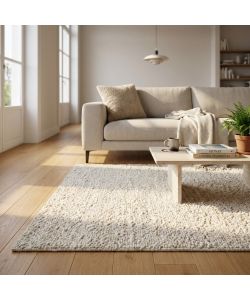 Cosma Tappeto Hubert in Lana Bianco Rettangolare 160x230 cm Moderno