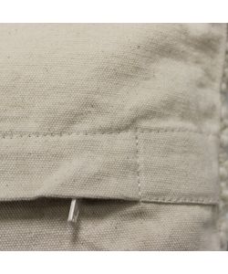 Cosma Cuscino Quadrato Ecrù e Bianco 45x45 cm Fisso Elegante e Comodo