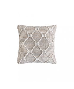 Cosma Cuscino Méliton 45x45 cm Ecrù in JutaxLana Quadrato Fisso