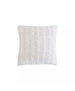 Cosma Cuscino Renaud Quadrato 45x45 cm Bianco in Cotone e Lana