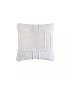 Cosma Cuscino Quadrato Bianco 45x45 cm in CotonexLana Fisso Moderno