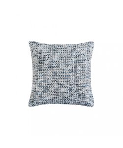 Cosma Cuscino Quadrato 45x45 cm Bianco e Blu Melange Fisso