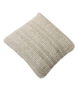 Cosma Cuscino Fisso Quadrato 45x45 cm in Lana Bianco Stile Moderno
