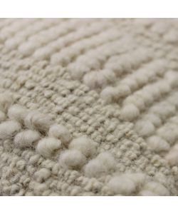 Cosma Cuscino Fisso Quadrato 45x45 cm in Lana Bianco Stile Moderno