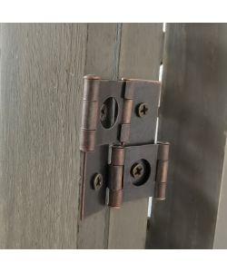 Cosma Separè in Legno Pieghevole Nero 170x40x2 cm Stile Country