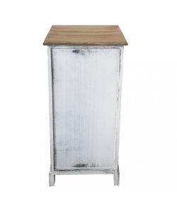 Cosma Mobiletto Ander 4 Cassetti Bianco 35x28x73 cm Stile Shabby Chic