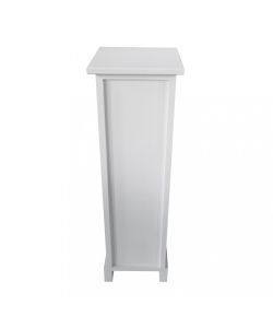 Cosma Mobiletto Angel 4 Cassetti Bianco in Legno 21x21x70 cm Shabby Chic