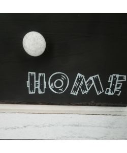 Cosma Mobiletto 3 Cassetti in Legno Grigio Chiaro 29x25x56 cm Shabby Chic