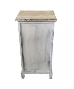 Cosma Mobiletto 3 Cassetti in Legno Grigio Chiaro 29x25x56 cm Shabby Chic