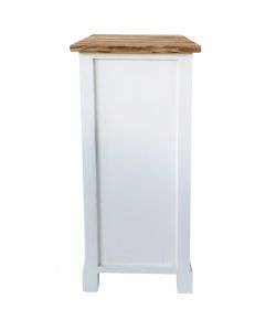 Cosma Mobiletto Blas 4 Cassetti Bianco Shabby Chic 29x27x63 cm Fisso