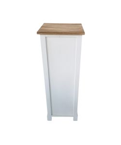 Cosma Mobiletto Blas 5 Cassetti Bianco in Legno Stile Shabby Chic 29x27x81 cm