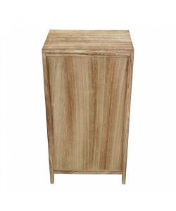 Cosma Mobiletto Carlos Legno 1 Cassetto 1 Anta Marrone Chiaro 34x25x64 cm