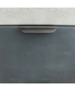 Cosma Mobiletto Casimiro 2 Cassetti Grigio 34x25x43,5 cm Stile Shabby Chic