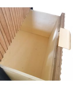 Cosma Mobiletto 3 Cassetti Legno Marrone Chiaro 34x25x60,5 cm Moderno