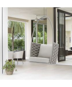 Cosma Dondolo Takamaka Beige 83x79x143 cm con Cuscini Idrorepellenti