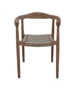 Cosma Poltrona Harvard in Teak Marrone con Braccioli 59x54x78 cm Boho
