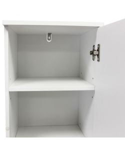 Cosma Mobile Alger in Legno Bianco 28,5x28x173 cm Stile Moderno Fisso