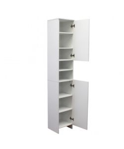 Cosma Mobile Alger in Legno Bianco 28,5x28x173 cm Stile Moderno Fisso