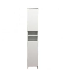Cosma Mobile Alger in Legno Bianco 28,5x28x173 cm Stile Moderno Fisso