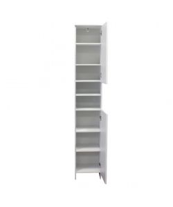 Cosma Mobile Alger in Legno Bianco 28,5x28x173 cm Stile Moderno Fisso